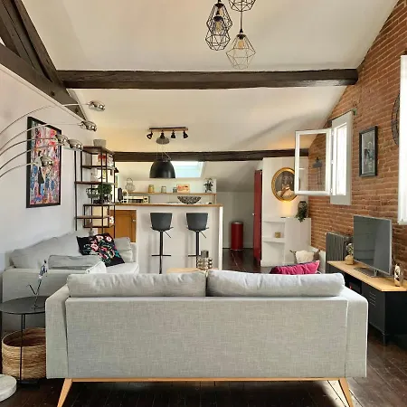 Rue De La Colombette : Charmant T2 Renove Apartment Toulouse